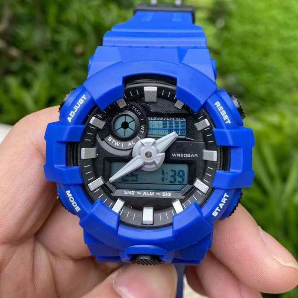 

men sport wrist watches led digital waterproof men's military watches g style shock watches wholesale gifts for male student, Slivery;brown