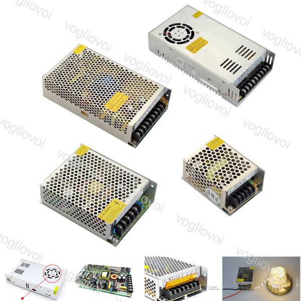 

lighting transformers switch driver output dc24v 240w 360w 500w 110-240v aluminium lighting accessories for led strips lights modules dhl