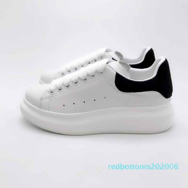 

2019 дизайнер обуви замши моды увеличенные роскошные кроссовки кожаные ботинки кожаные ботинки увеличить роскошные мужские и женщин размер 3, Black