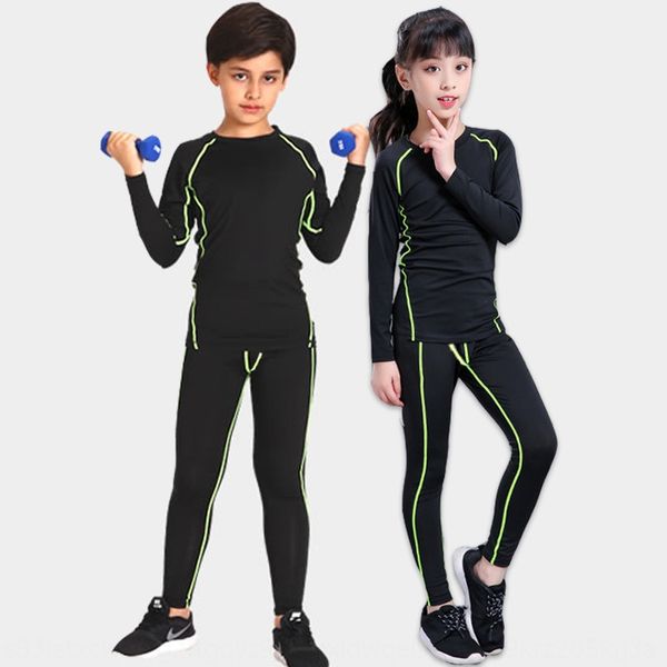 

1x0m0 sports tights men's suit basketball football training clothes quick-drying bottoming warm fitness clothes warm children's cl, White;black