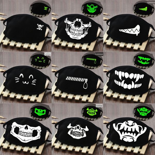 

designer printed women silk magic skull scarf face mask 14 styles chiffon handkerchief outdoor windproof half face dust-proof sunshade ma#35, Black