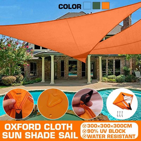 

tents and shelters anti-uv sun shade sail waterproof tent tarp triangle shelter awning canopy portable outdoor camping picnic cloth