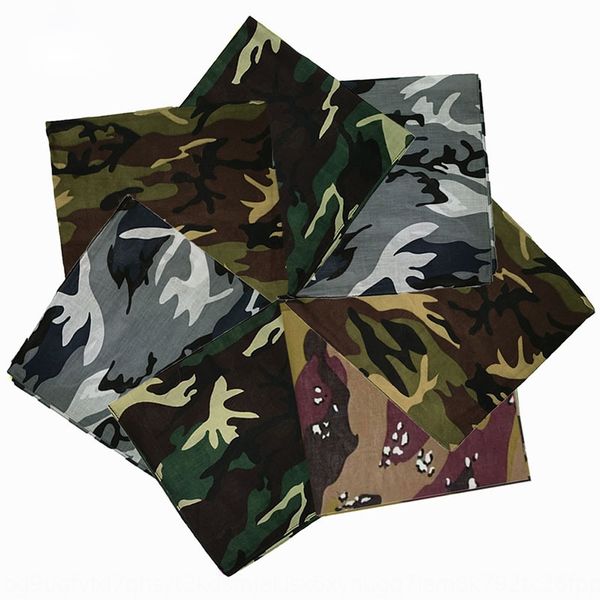 

7rgen camouflage printing square pure cotton outdoor multifunctional camouflage handkerchief printing square scarf pure cotton handkerchief