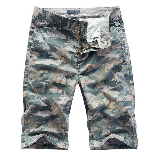 

classic style summer new men's camouflage casual short pants thin cotton bermuda cargo shorts male brand clothes, White;black