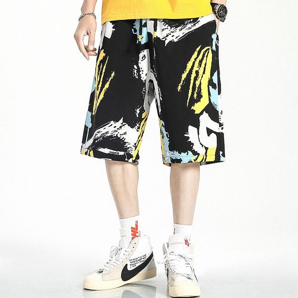 

мужские 2020 тонкие модные большие обрезанные сыпучих верхней одежды спортивные брюки шорты шорты пальто случайные спортивные брюки