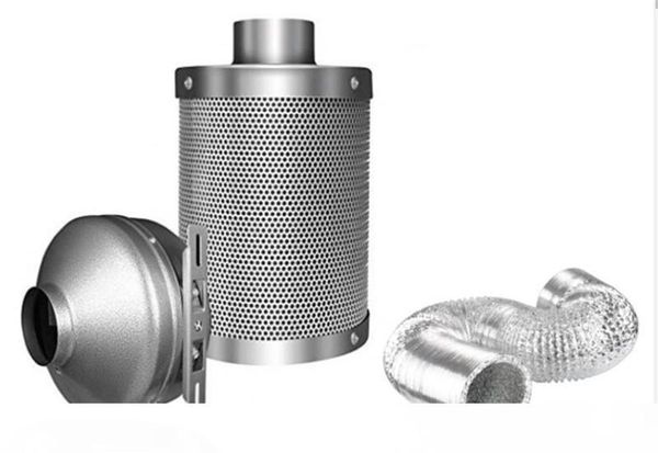 

4 5 6 8 10 inch hydroponics centrifugal fans activated carbon air filter set for indoor hydroponics grow tent greenhouses grow light