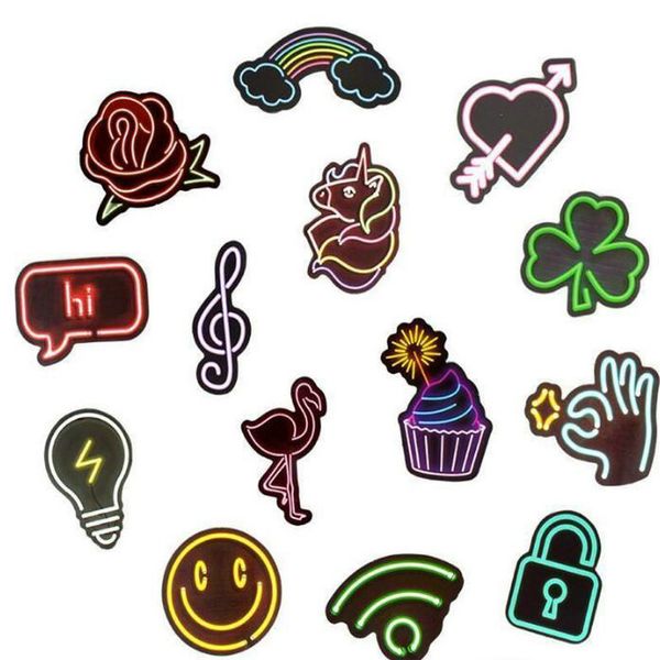 

neon water bottle sticker121 waterproof lapstickerneon designs vinyl decal sticker pack for phone computers motorcycle bicycle hj2009 ps