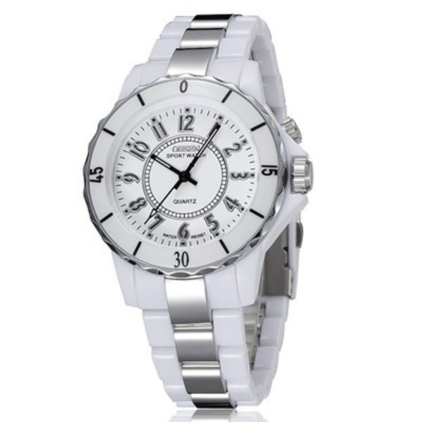 

aosheng electronic watch men and women colorful fashion electronic watch foreign trade electronic watch, Slivery;brown