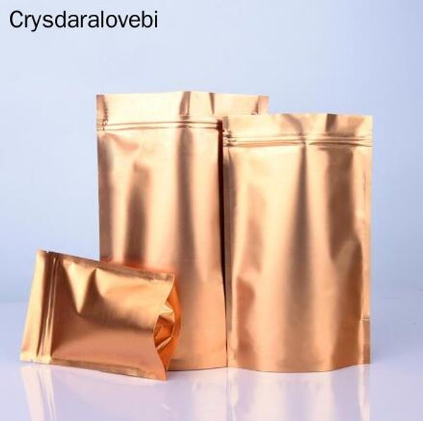 

golden gold color stand up aluminum foil bag bag coffee packaging bags pouches