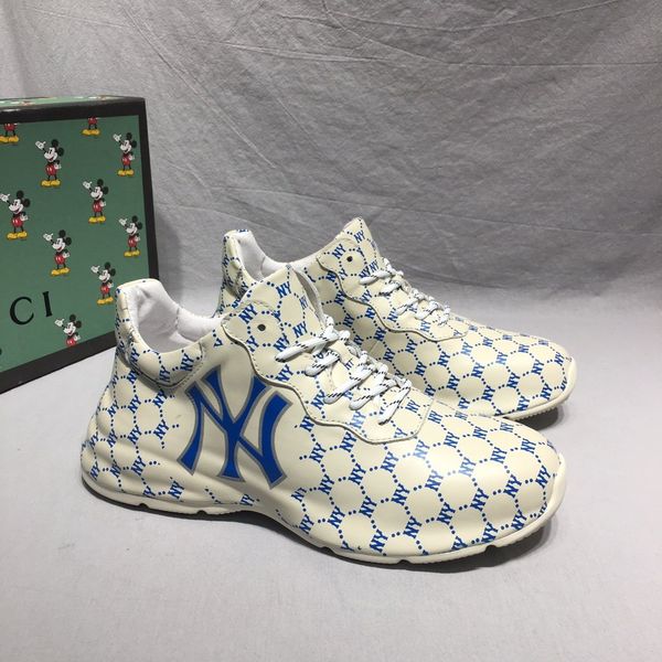 

2020 y11 fashion trend mens designer shoes leather breathable luxury shoes lace-up casual hiker shoes mens sneakers, Black