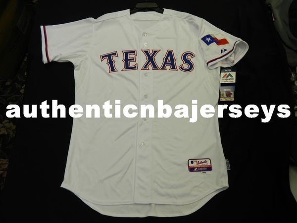 

majestic texas white cool base on field jersey mens stitched wholesale big and tall size xs-6xl baseball jerseys, Gray