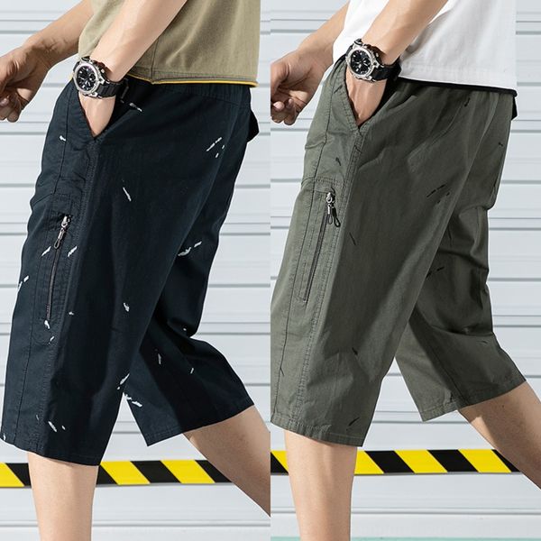 

casual straight shorts men's 2020 summer new loose cotton youth pants korean style shorts overalls trendy thin overalls