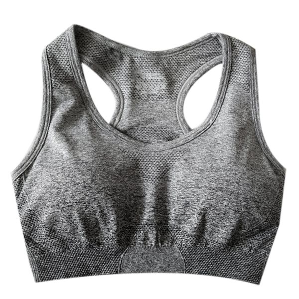 

bra hanging dyeing -proof vest-type underwear fitness yoga running sports bra female bar grey, White;black