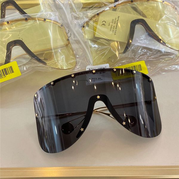 

new fashion design sunglasses oversized frame 0541 goggles popular style selling protective glasses, White;black