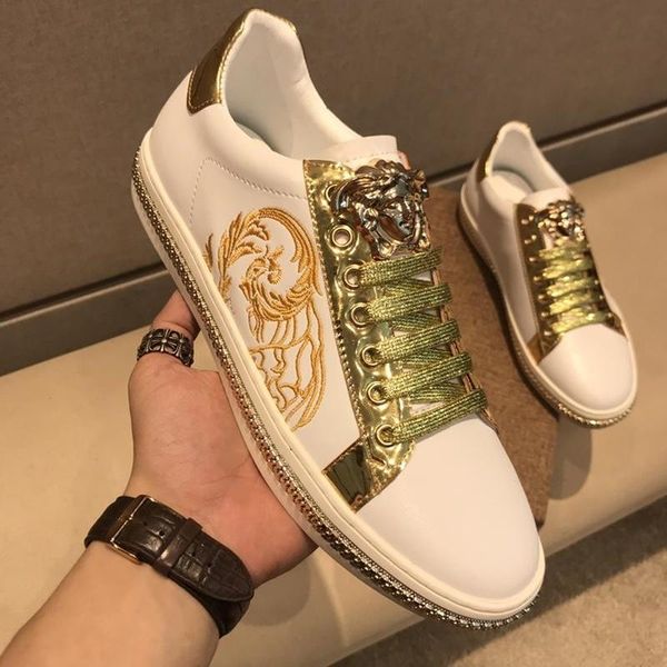 

luxury men casual designer shoes fashion new arrival men casual shoes, mens sneakers men leather shoes fast delivery 25, Red;white