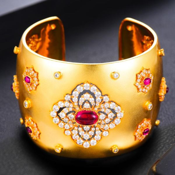 

luxury boho trendy noble open bangle women shiny cz bracelet super gift for friend lover unexpect surprise gift, Black