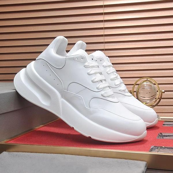 

leather men shoes breathable with origin box zapatos de hombre men shoes casual luxury oversized dq062 chaussures pour hommes sale, Black