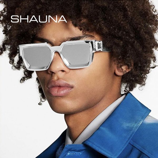 

shauna ins popular square sunglasses uv400, White;black