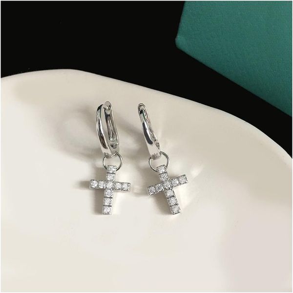 

designer women earrings four leaf clover earbob fashion designer jewelry for women earrings for party dangles as birthday gift, White