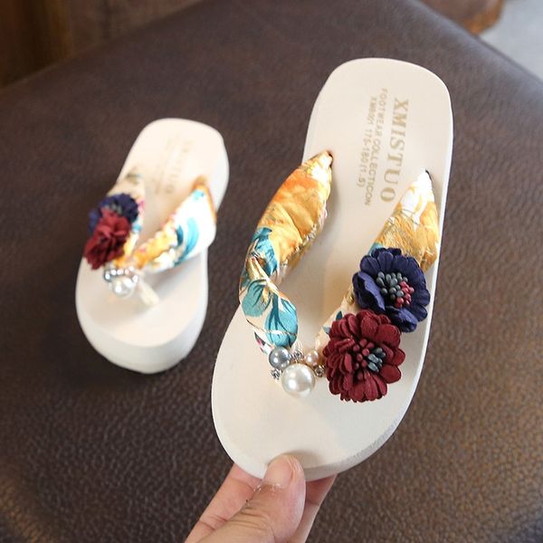 

new flip-flops children' beach slippers girls anti-skid parent-child shoes feet princess flip-flops women' slippers, Black;grey