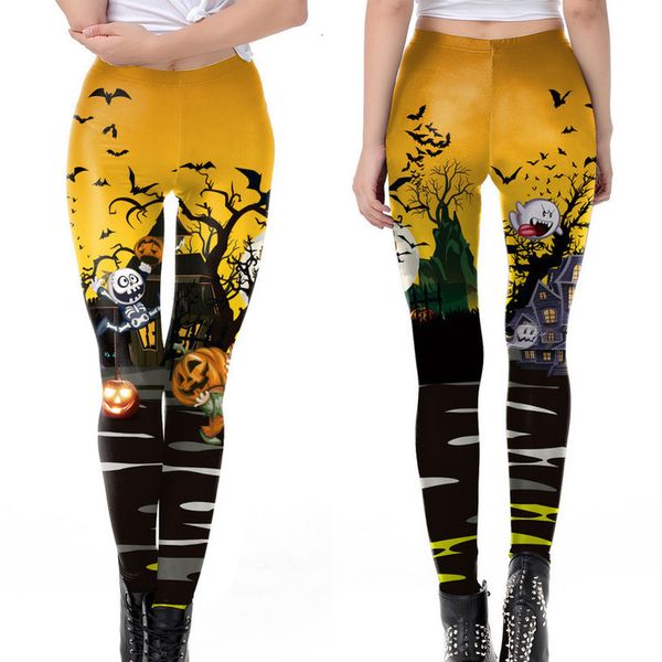 

fashion women leggings trousers leggings hip sports pants hip trousers stretch leggings halloween plus size, Black