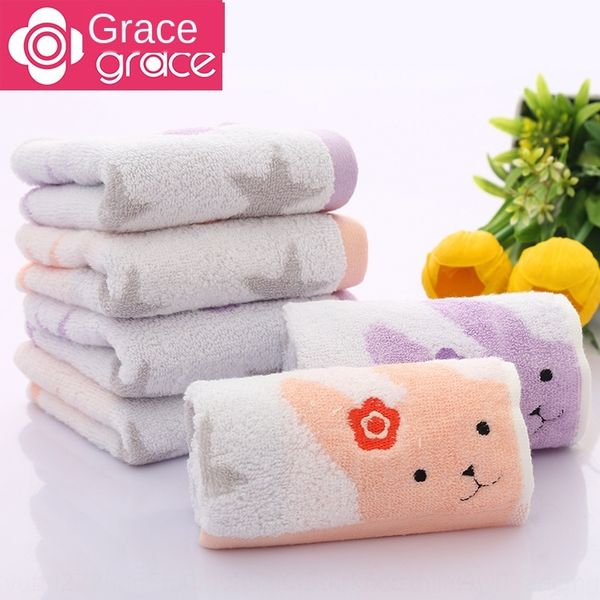 

jie liya 8236 pure cotton bath absorbent children's face wash bath towel skin-friendly children's towel gift