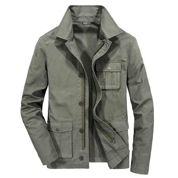 

men's jackets arrival autumn jacket men pure cotton turn down collar mens clothing tooling hommes veste coat male, Black;brown