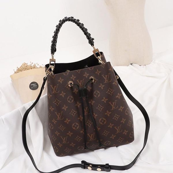 

fast delivery women bags luxury large capacity crossbody messenger bag fashion design style bucket bag handbag drawstring shoulder bags sale