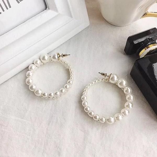 

selling luxury full pearl women's wild designer earrings luxury designer jewelry women earrings, Golden