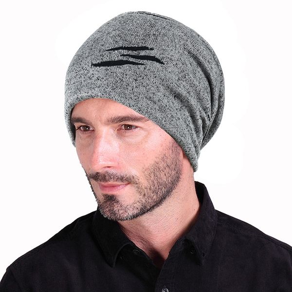 

men's autumn thin pullover pullover scarf hip-hop stacked fashion all-match scarf hat korean style backpack hat outdoor men, Blue;gray