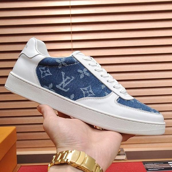

men shoes sneakers luxury zapatos de hombre rivoli sneaker mens shoes luxury design fashion footwears chaussures pour hommes casual luxury, Black