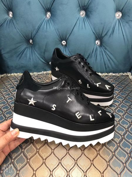 

черный белый мода высота увеличение танкетке повседневный лифт платформы обувь женская обувь оригинал разрушители ii 2 тройной белый черный, Black;white