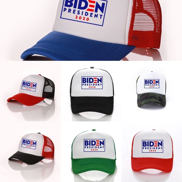 

mwarp biden president hats ball patchwork usa biden letters baseball caps summer mesh hat caps 2020 visor cap outdoor sports peaked hat, Blue;gray