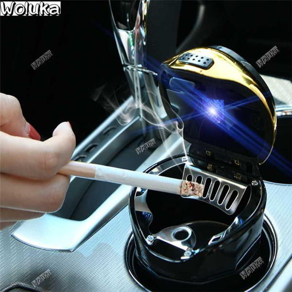

car ashtray automatic smoking multifunctional creative personality with lid ashtray car supplies cd50 q06