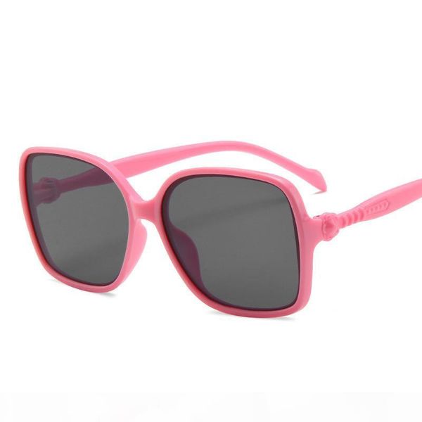

luxury designer square kids sunglasses for children colorful ocean lenses sun glasses korean style boys girls baby, White;black