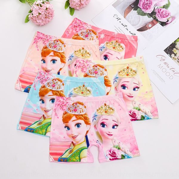 

детская 3d печать льда и снега край мультфильма безопасности штаны белье брюки безопасности девушка боксер белье девочка, Camo