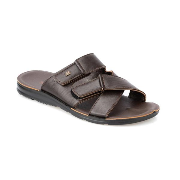 

flo 91. 159036.m brown mens slippers polaris, Black