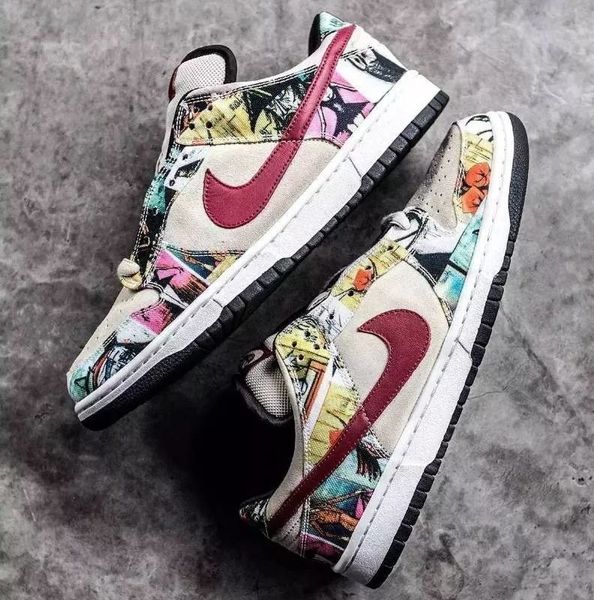 

nike sb dunks low pro paris sample rope special cardinal скейтбординг обувь для мужчин женщин модельеров кроссовки тренеров chaussure
