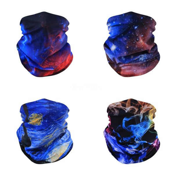 

p1fvg summer cycling face mask ride running scarf bandana headwear bicycle anti-uv sports fishing mask er magic scarf#398, Black