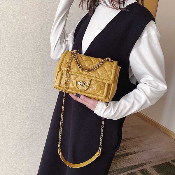 

2020 ins vintage diamond lattice shoulder flap bag ladies versatile chains crossbody cover handbags designer phone purse bags