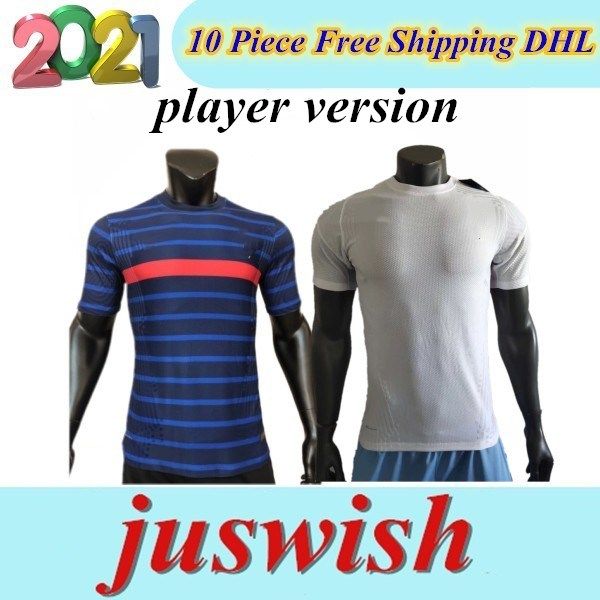 

france 2020 2021player version soccer jersey maillots de football maillot equipe de france 20 21mbappe griezmann kante pogba maillot de foot, Black;yellow