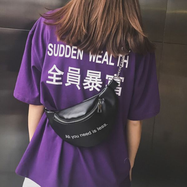 

1pc shoulder handbag women plain sling tote bag beg pack waist bag