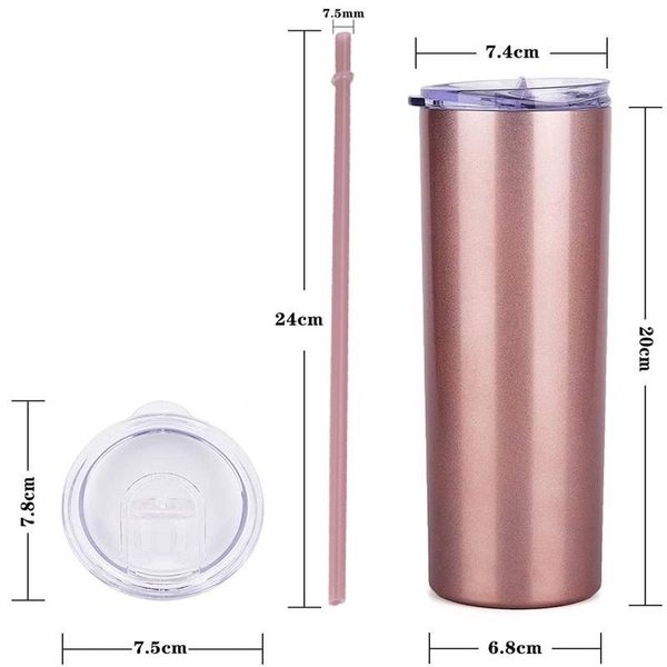 

skinny cups skinny tumbler coffee mugs with lids colorful straws insulated vacuum tumblers slim straight cup beer water bottle 20oz dha278