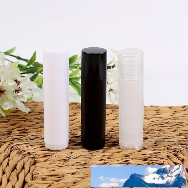 

1000 pcs/lot 5ml cosmetic empty chapstick lip gloss lipstick balm tube + caps container wholesale lx2398