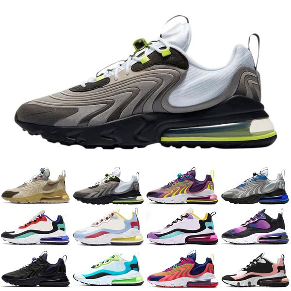 

new 270 react eng 270s men women running shoes travis scott neon triple black bauhuas aliens athletic mens trainers sports sneakers runners