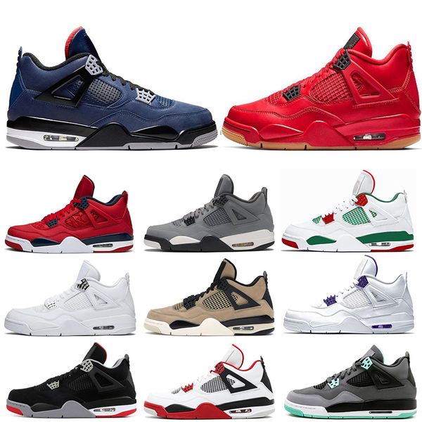 

new 4s jumpman shoes black cat 2020 what the jumpman 4 basketball shoes silt red splatter trainers