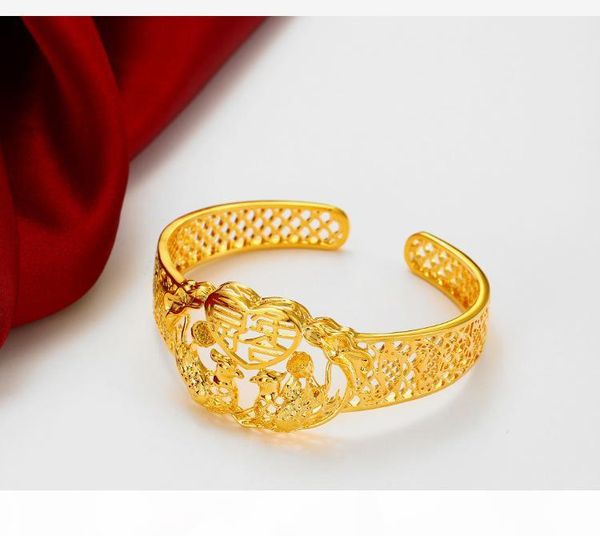 

imitation gold bracelet vintage bride wedding bracelet, Black