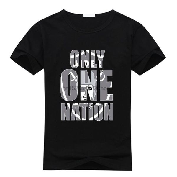 

100% cotton men raider nation casual custom print t shirts, White;black