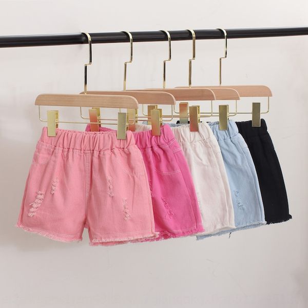 

girls wear summer new korean style stylish hole thin denim and shorts shorts special offer, Blue
