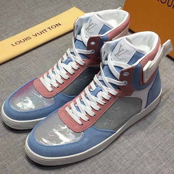 

breathable men 's shoes design autumn and winter cool street fashion footwears rivoli sneaker boot luxury lace -up shoes with origin b